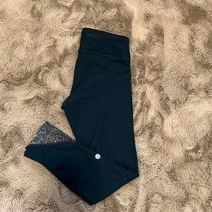 Lululemon tight stuff tights. 25”. Submarine color. Size 6.